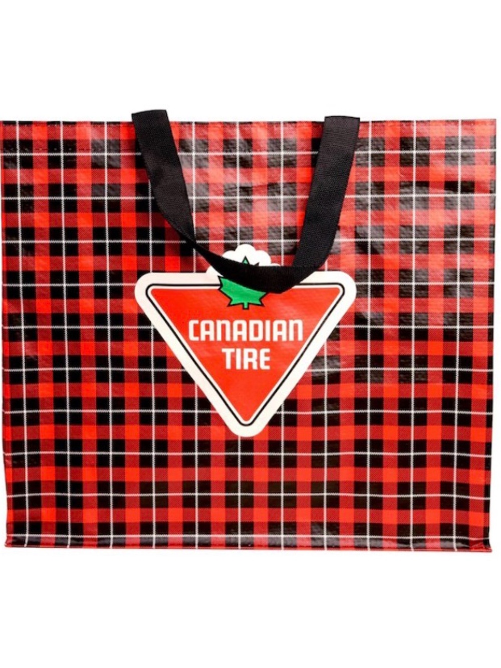 VIRAL Canadian Tire Plaid Tote Bag Hudson Williams Heated Rivalry (NEW) - Picture 4 of 4
